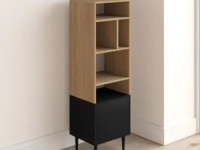 Lofton Small Bookcase Free 3D model