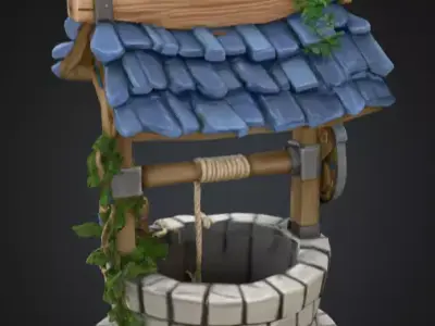 Wishing Well Odyssey Free low-poly 3D model