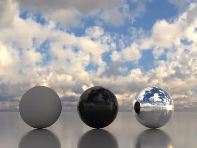 Skydome HDR - Cloudy Blue Sky 1 Texture