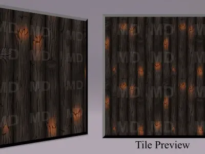 Cartoon Wood Textures Pack 02 - 10x PNG  Texture