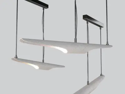 Coltrane pendant light Low-poly 3D model