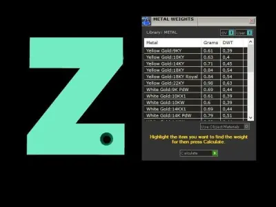 Alphabet Z Pendant  3D print model