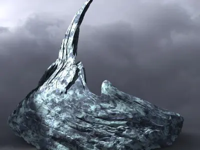 Ice Storm Rocks 1 3D model