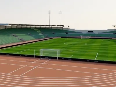 Bislett Stadium - Norway 3D model