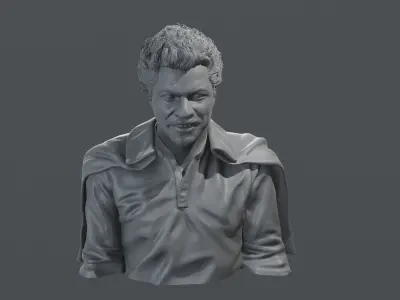 Billy Dee Williams - Lando Calrissian - Star Wars 3D print model