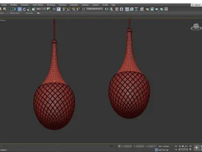 Bella Mini Pendant Light Low-poly 3D model