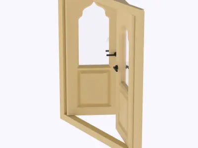 Functional Double Door style 8 multi-color and multi-material  3D print model purchase