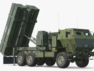  MEADS Mobile Air Defense Launcher Truck Simplified 