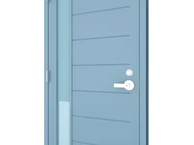Door-014 modern front door 3D model