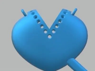 YD262 robot with light 3D print model