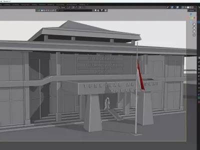 Terminal Arjosari 3D model