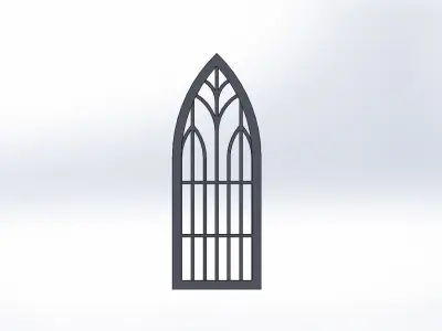 SET OF GOTHIC WINDOWS 3D print model