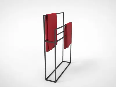 towel rack 3D model