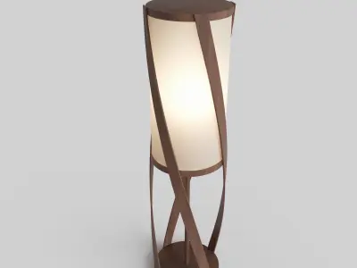 Twist Floor Lamp 3D model