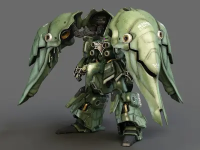 MOBILE SUIT GUNDAM NZ-666 KSHATRIYA 3D print model