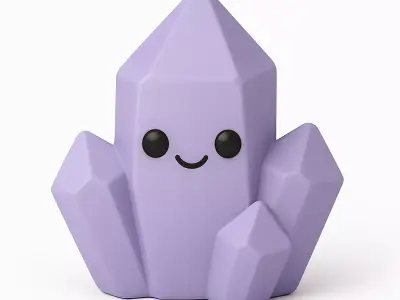 Magical Crystal Friend 3D print model