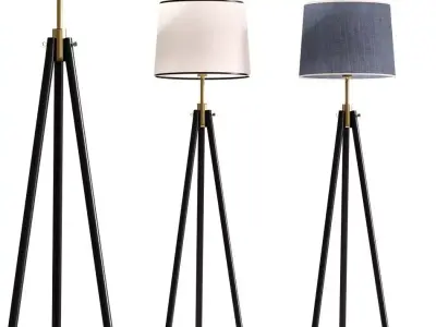 Floor lamp set 3D model