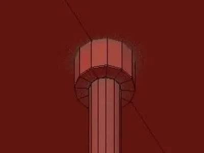 Untitled four balls hanging from chain 3D model