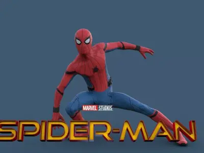 Spider-Man  Homecoming  Low-poly 3D model