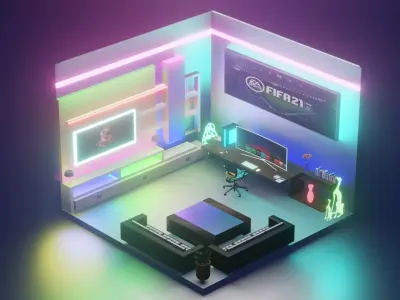 GAMING ROOM 3D model