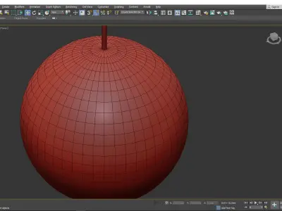 POME chandelier Low-poly 3D model