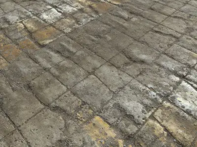 Stone Floor PBR Pack 4 Texture