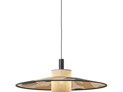 Forestier pendant lamp Thesee L 3D model