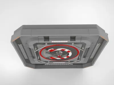 sci fi hatch 3 3D model