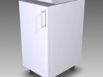 KitchenBox TextureFree Free 3D model get