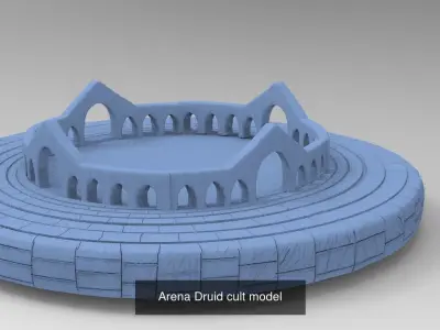  Druid Dome ruins collection 3D Model Pack