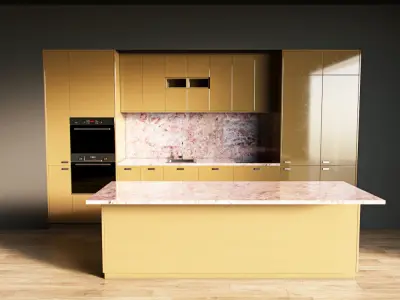 92-Kitchen8 glossy 8 3D model