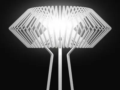 Standing Lamp 3D model 8