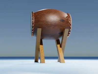Big Celebratory Drums 3D model