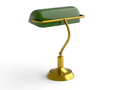 Vintage desk lamp Free 3D model