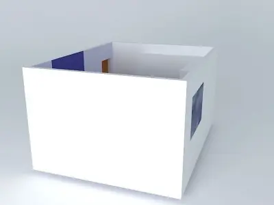 elsieorkut box with window Free 3D model