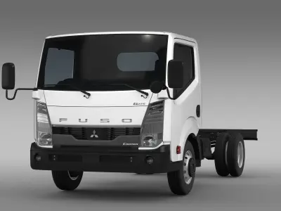 Mitsubishi Fuso Canter Guts Chassi 2017 3D model