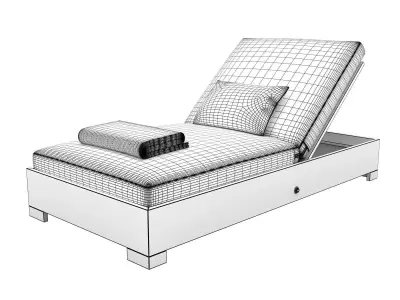 Belvedere Chaise 3D model
