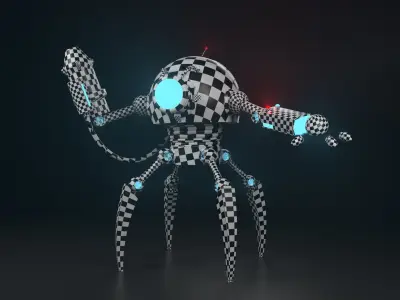 Mini Robot Killer 3D model