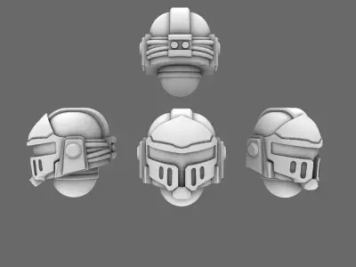 Space Knights V10 Helmet Type 251001 3D print model