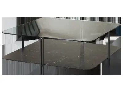 COFFEE TABLE BIPLANE CATTELAN ITALIA STYLE 3D model