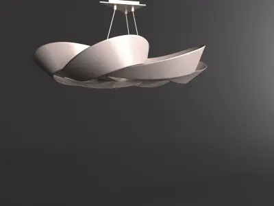 Hubbardton Forge Flux 39  Soft Gold LED Pendant Light 3D model