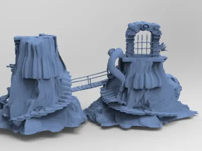 Heman Jungle attack Full Kitbash  3D model