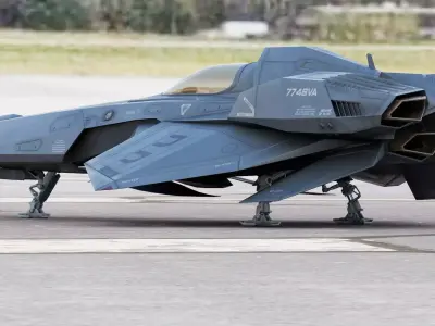 Viper Mark-117 StealthStar Space Fighter 3D model