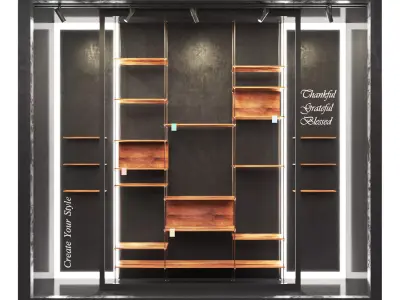 Shop Window-shelf 3D model