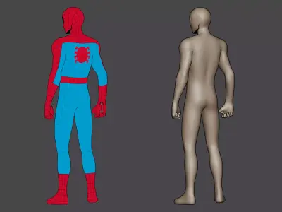 Your Friendly Neighborhood Spider-Man YFNSM Promo Art Suit  3D model