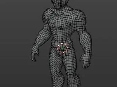 sci fi robot Low-poly 3D model