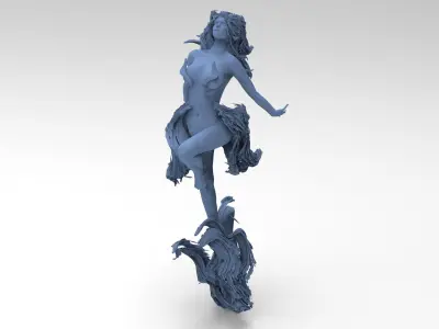 Narnia inspired Nymph  3D model