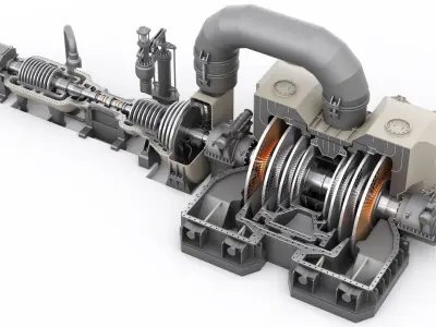  Steam turbine generator 