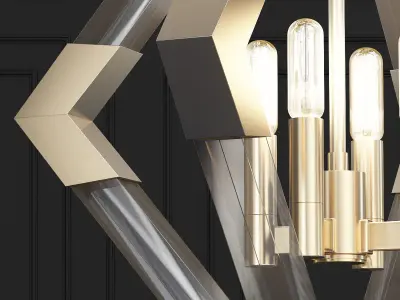 LYONS pendant light with diamond shape 3D model