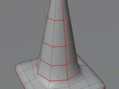 Traffic Cone - Game Ready Free low-poly 3D model